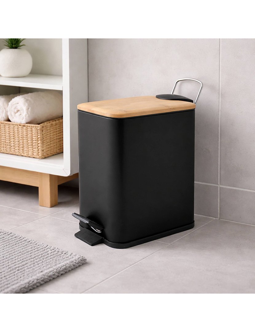 Balde Lixo Erik 5L Preto