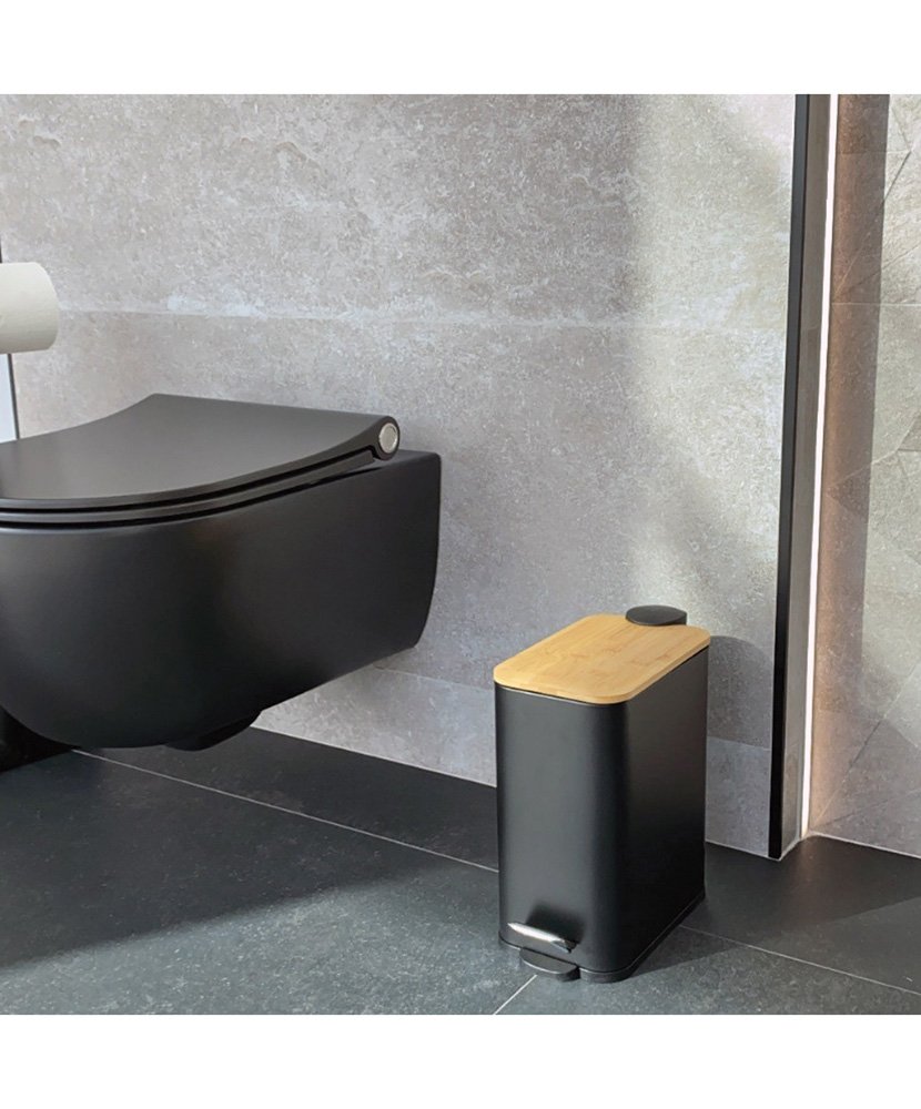 Balde Lixo Erik 5L Preto