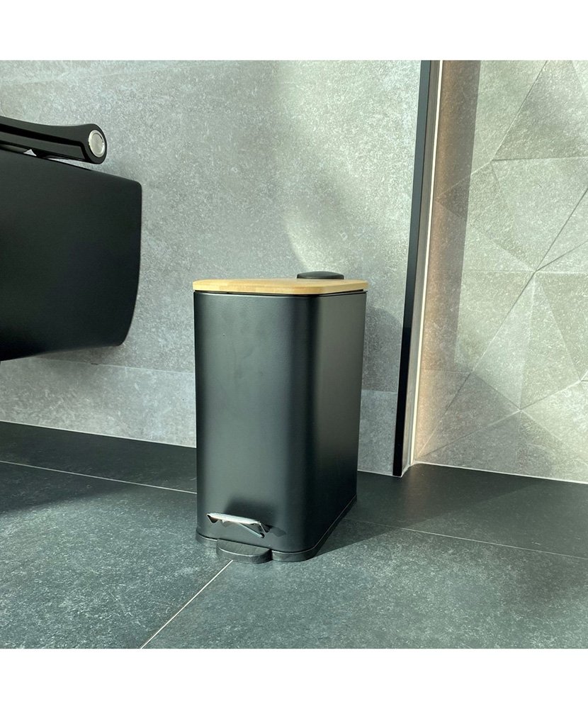 Balde Lixo Erik 5L Preto