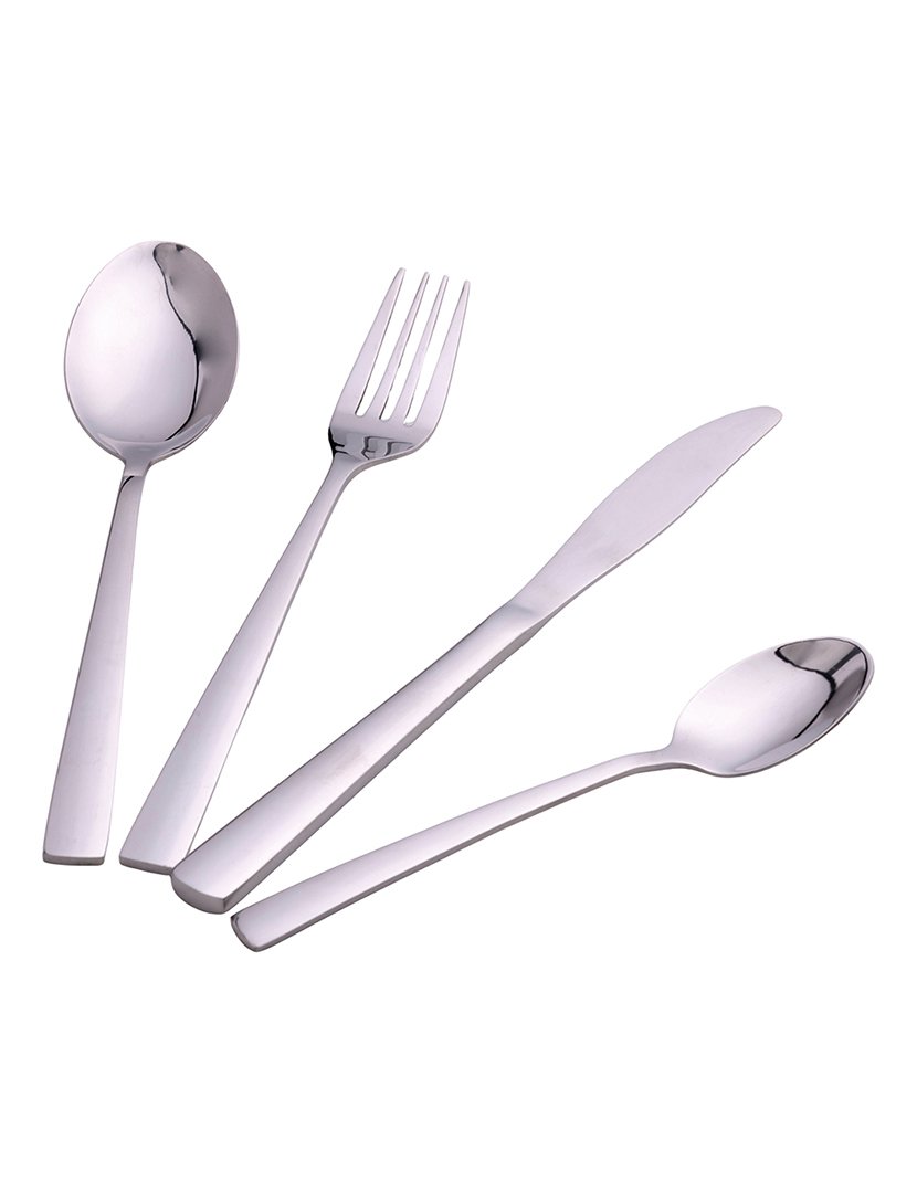 Conjunto de Talheres MADISON 24 peças Prateado Brilhante