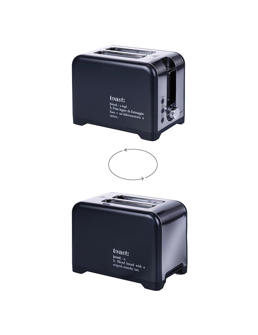 Torradeira com 2 Divisórias VICTIONARY Antracite