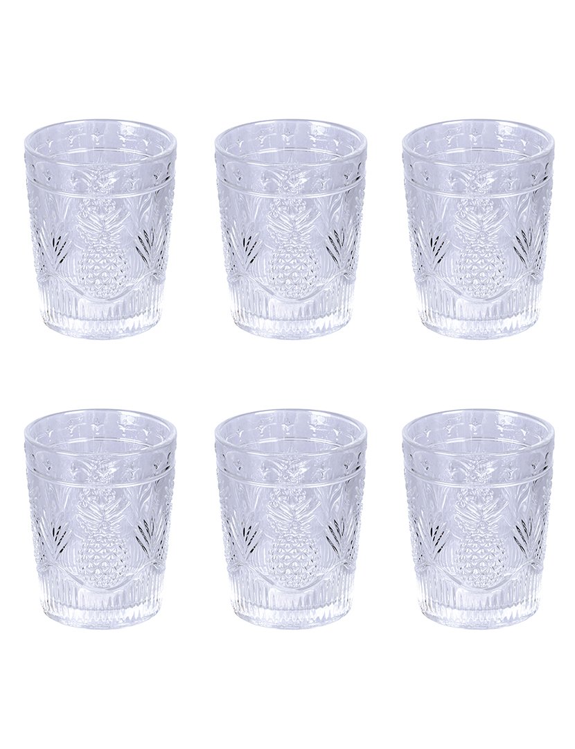 Conjunto de 6 Copos PINA COLADA Transparentes