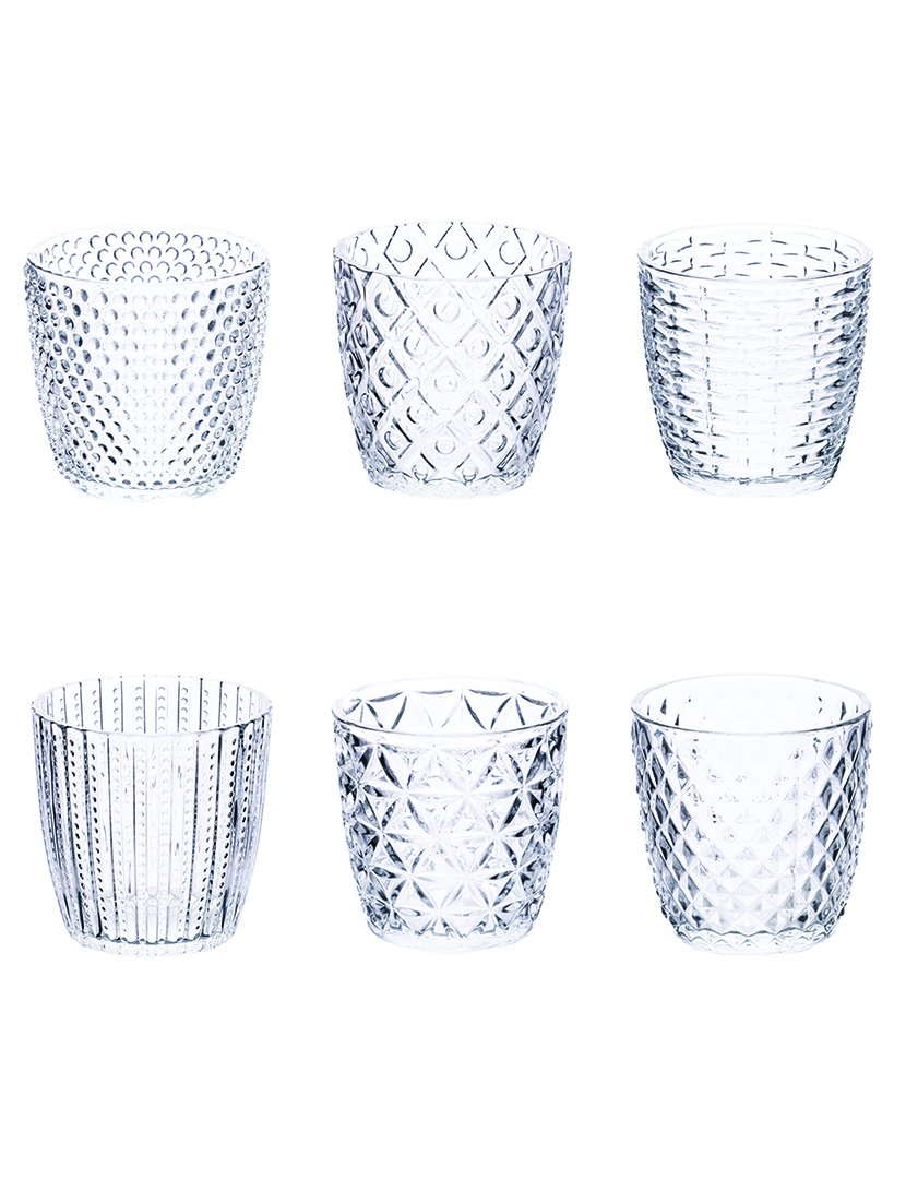 Conjunto de 6 Copos de Água GEOMETRIE CLEAR