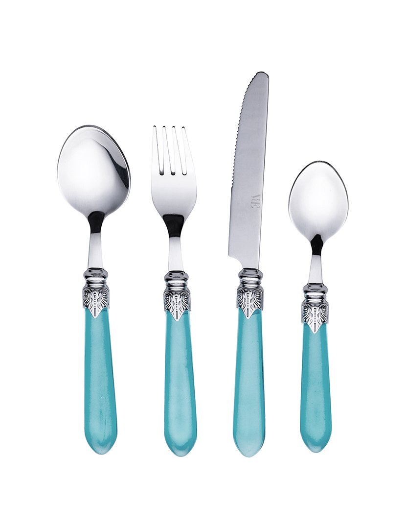 Conjunto de Talheres IMPERIAL 24 peças Azul