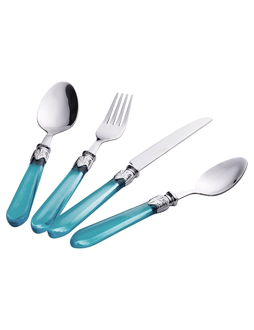 Conjunto de Talheres IMPERIAL 24 peças Azul