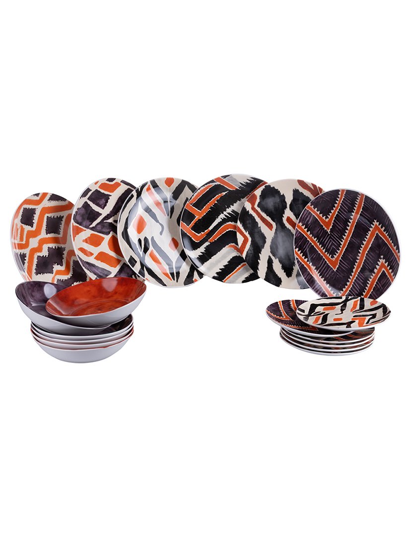 Serviço de Jantar MALINDI 18 peças Porcelana