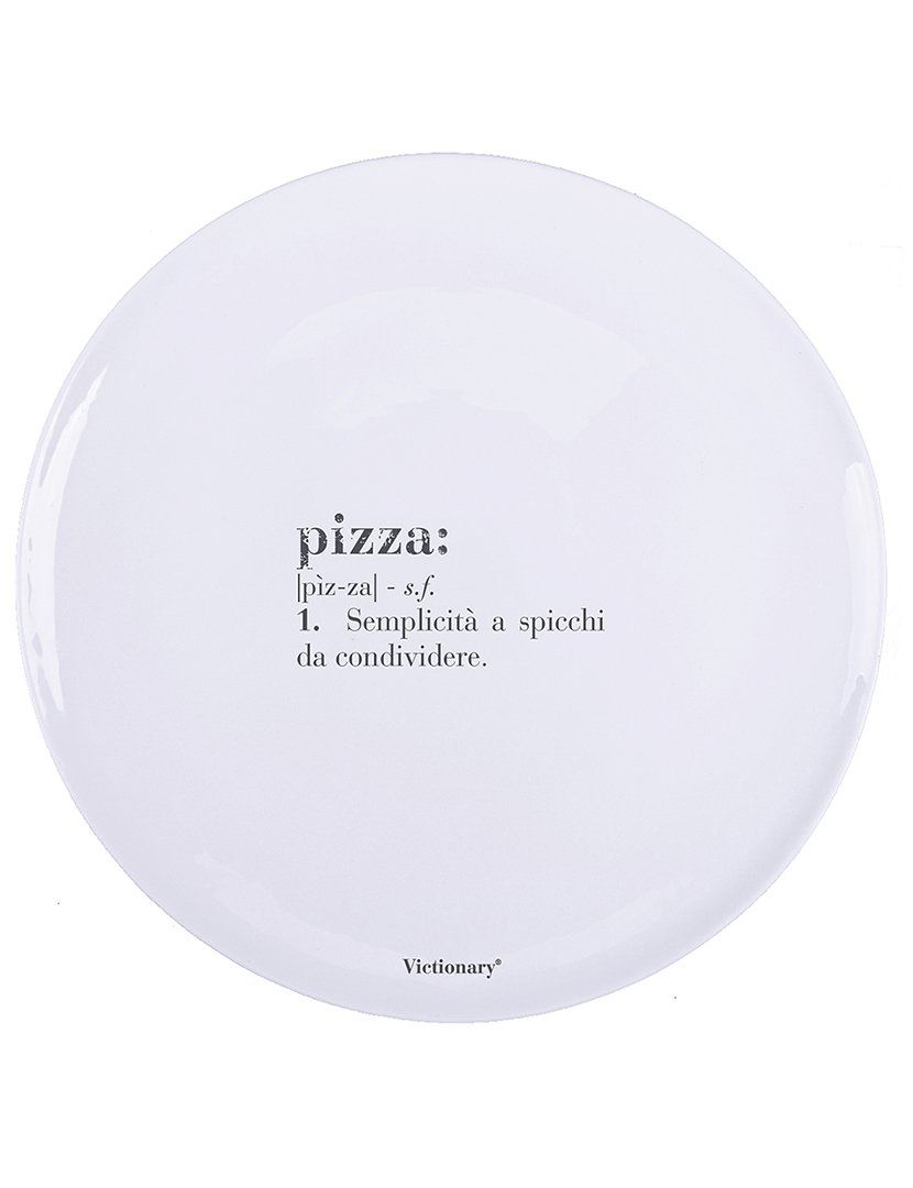 Conjunto de 4 Pratos VICTIONARY "Pizza" 33 cm