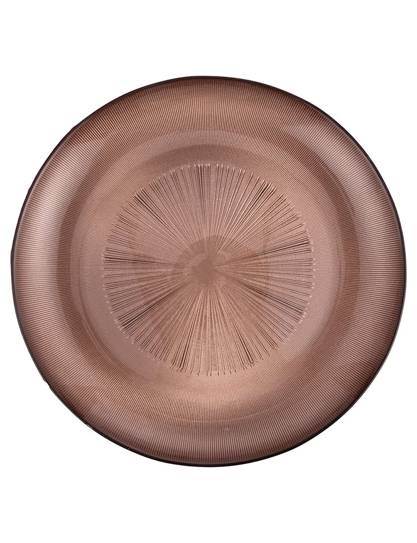 Base para Prato de Vidro Chocolate 33cm