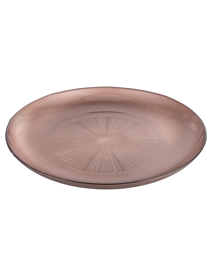 Base para Prato de Vidro Chocolate 33cm