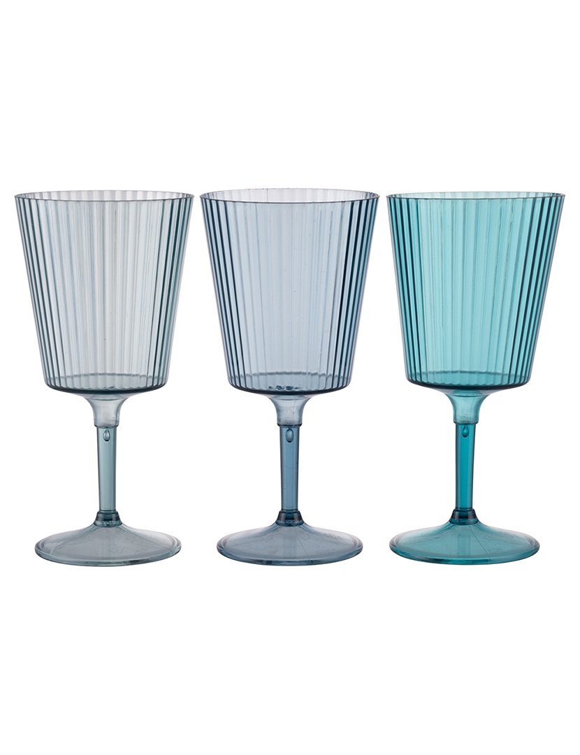 Conjunto de 12 Cálices UNIQUE Azul 400ml