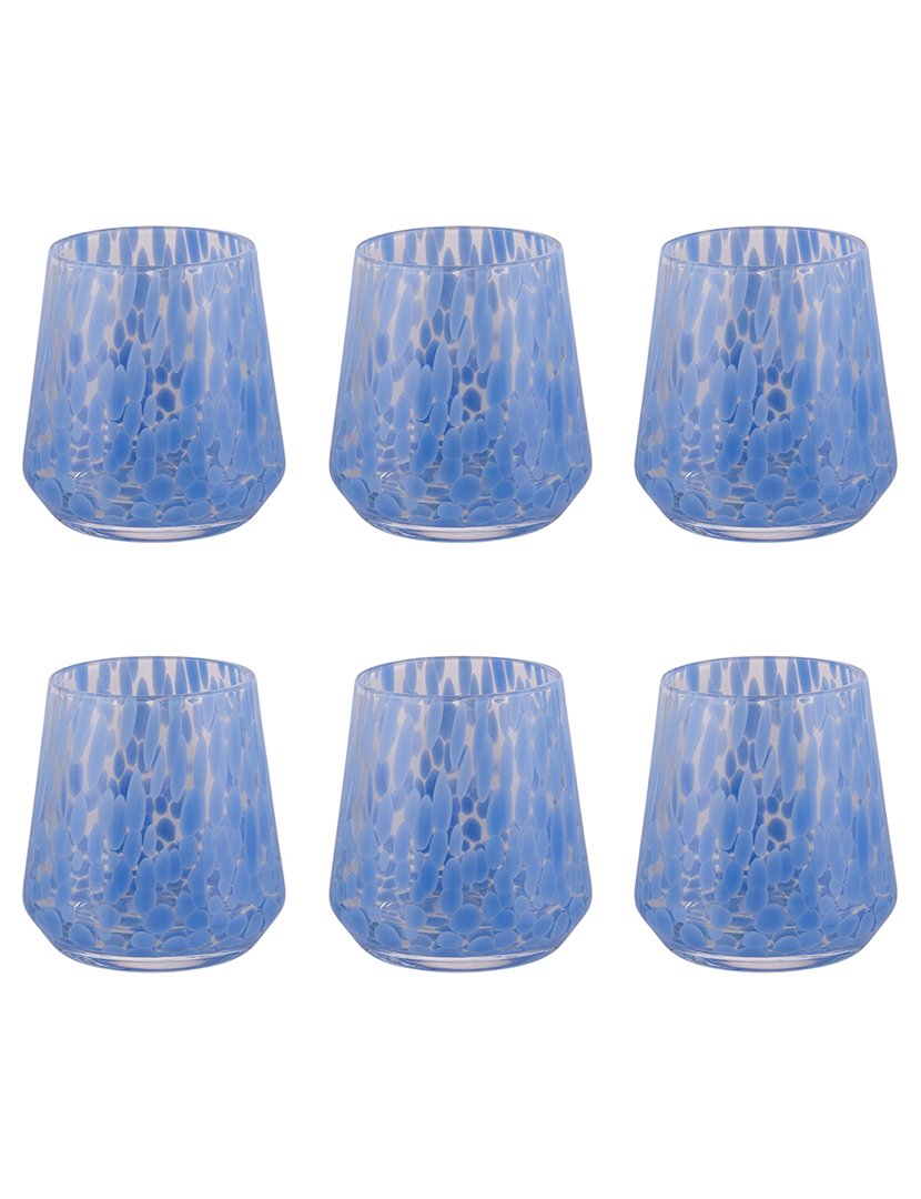 Conjunto de 6 Copos de Água CANDY Turquesa 410ml