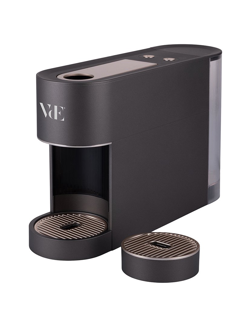 Máquina de Café Compatível com Nespresso Cinza e Prateado