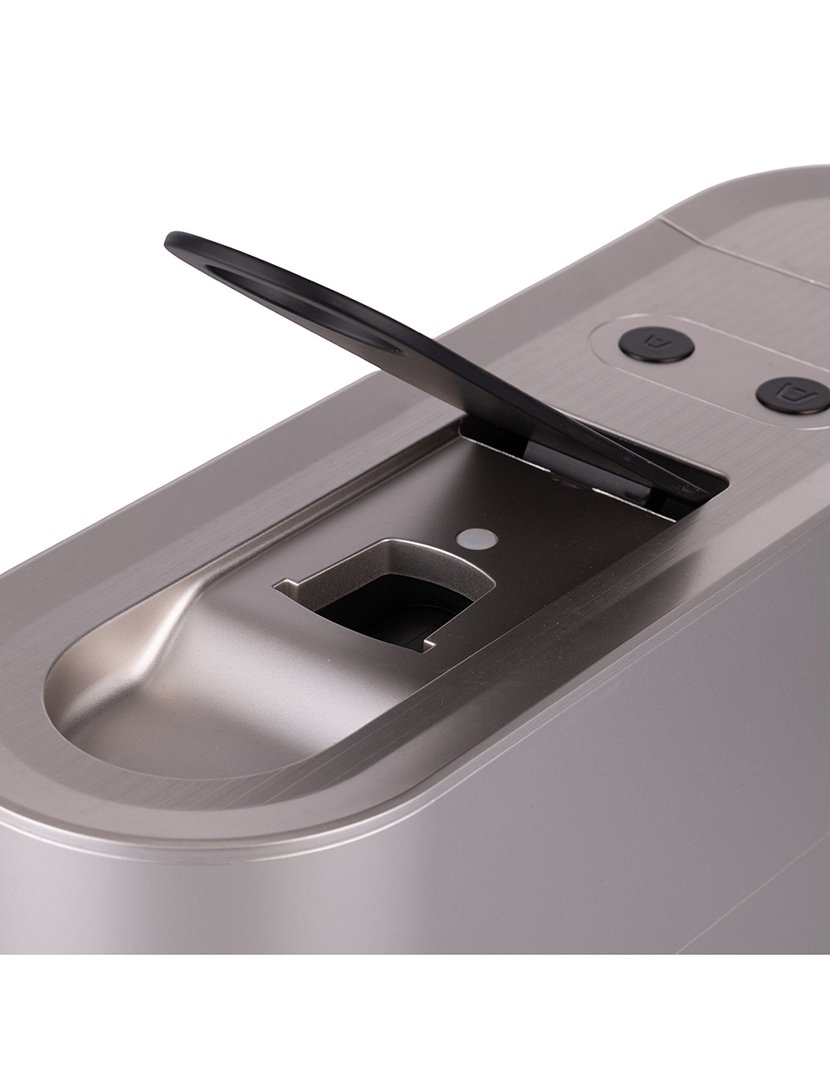 Máquina de Café Compatível com Nespresso Prateado e Preto