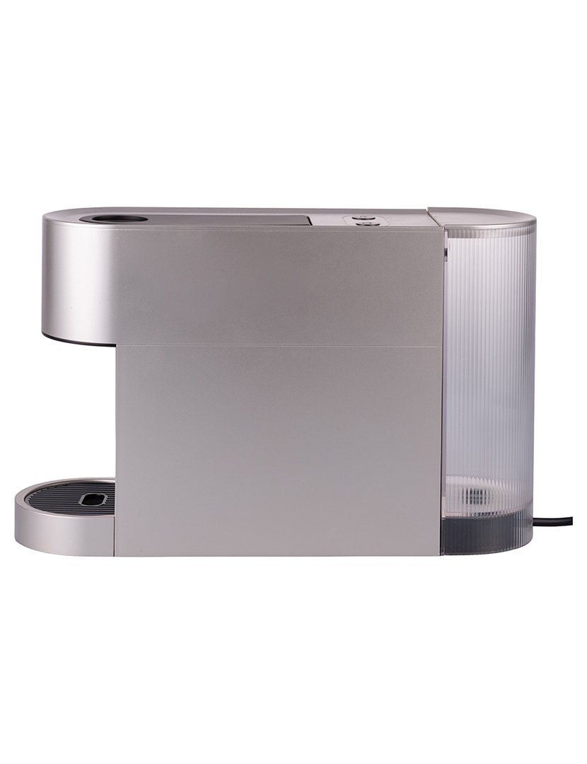 Máquina de Café Compatível com Nespresso Prateado e Preto