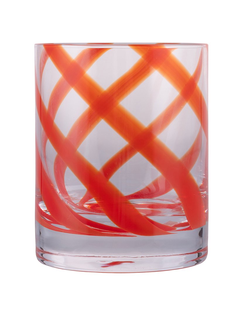 Conjunto de 6 Copos de Água VERTIGO Vermelho 340ml