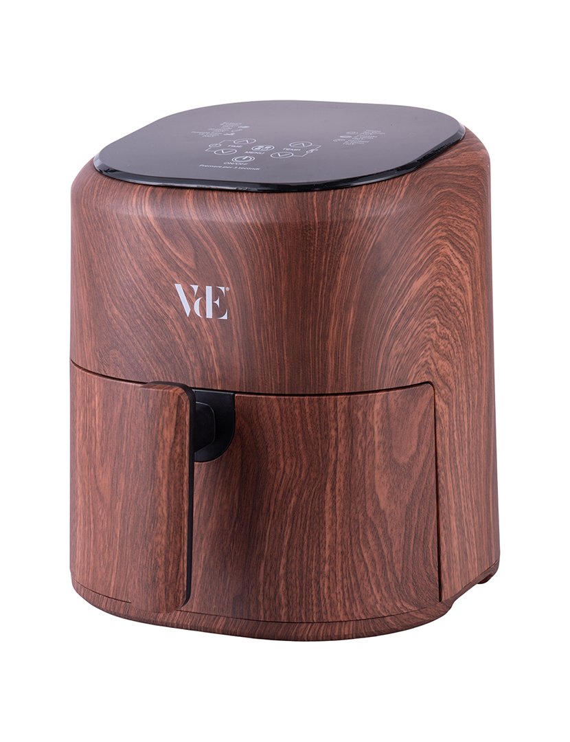Air Fryer Digital 5L 1200W com Acabamento em Madeira