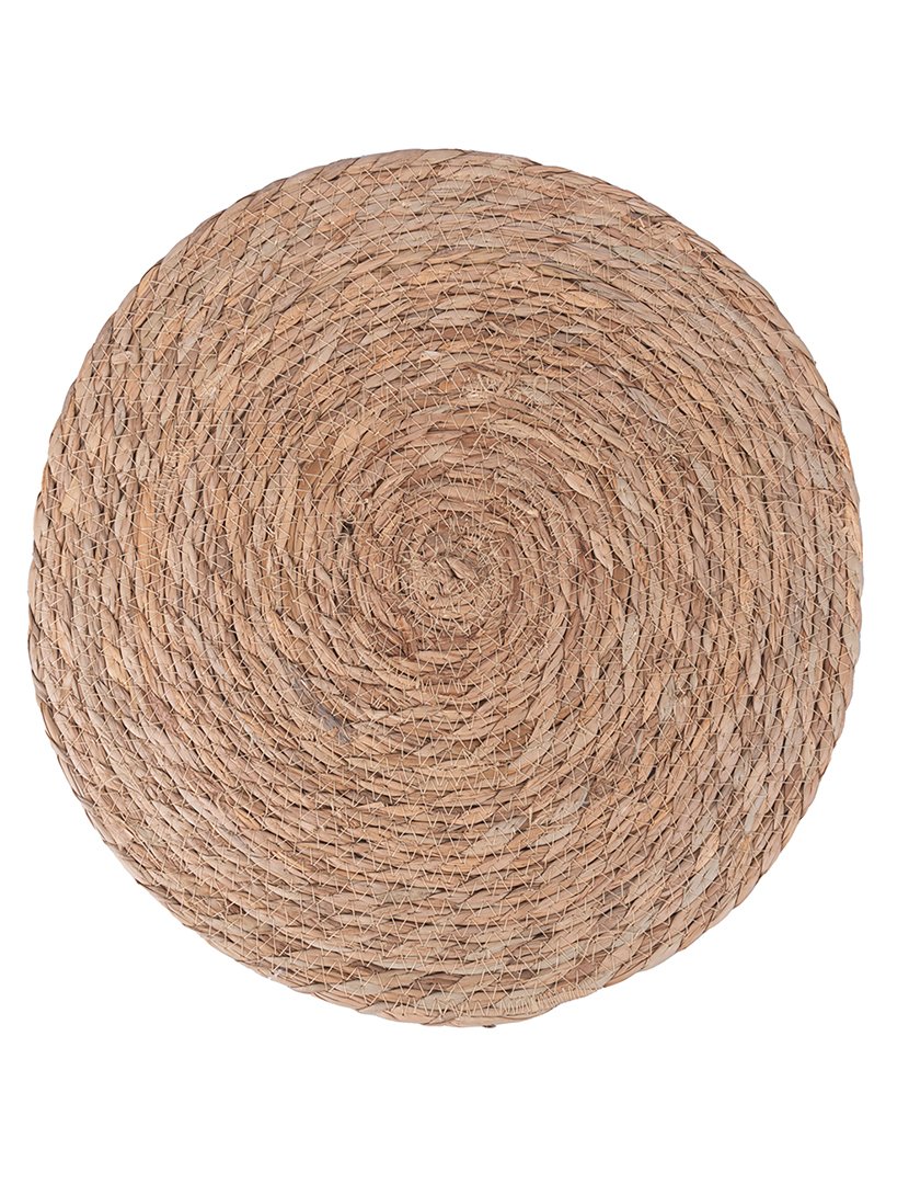 Individual de Mesa Redondo 40cm Castanho