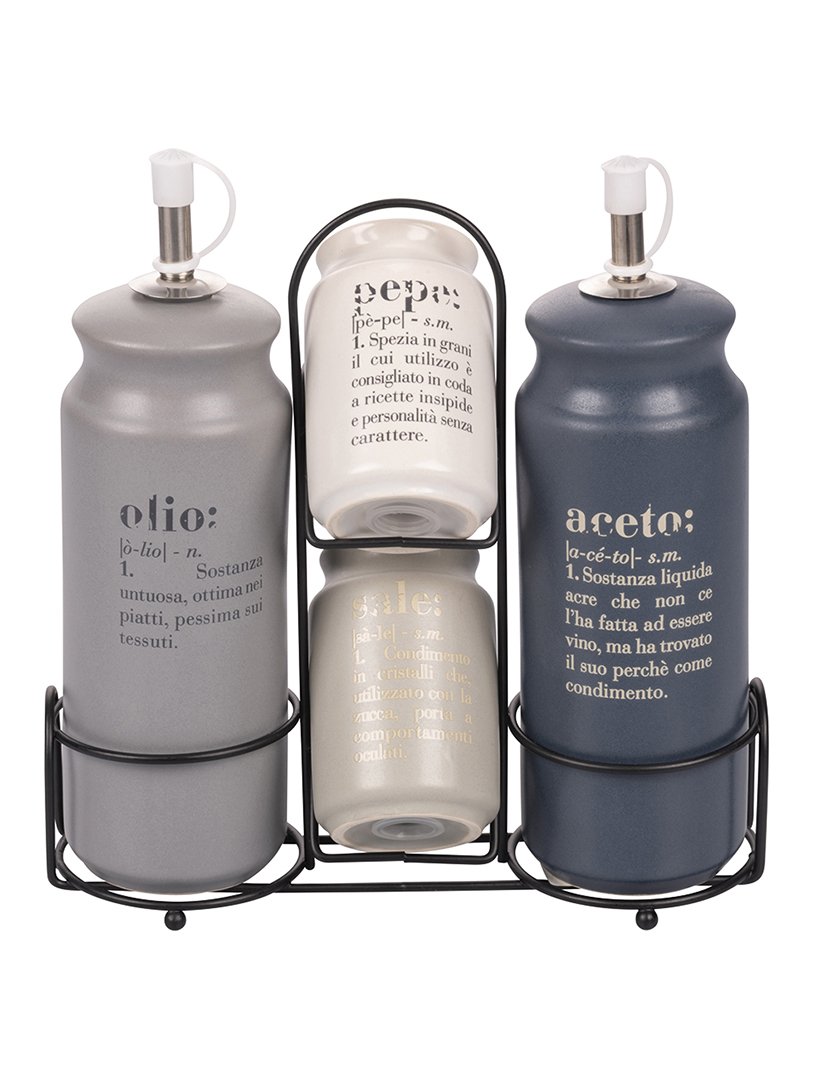 Conjunto de 4 Peças de Temperos VICTIONARY