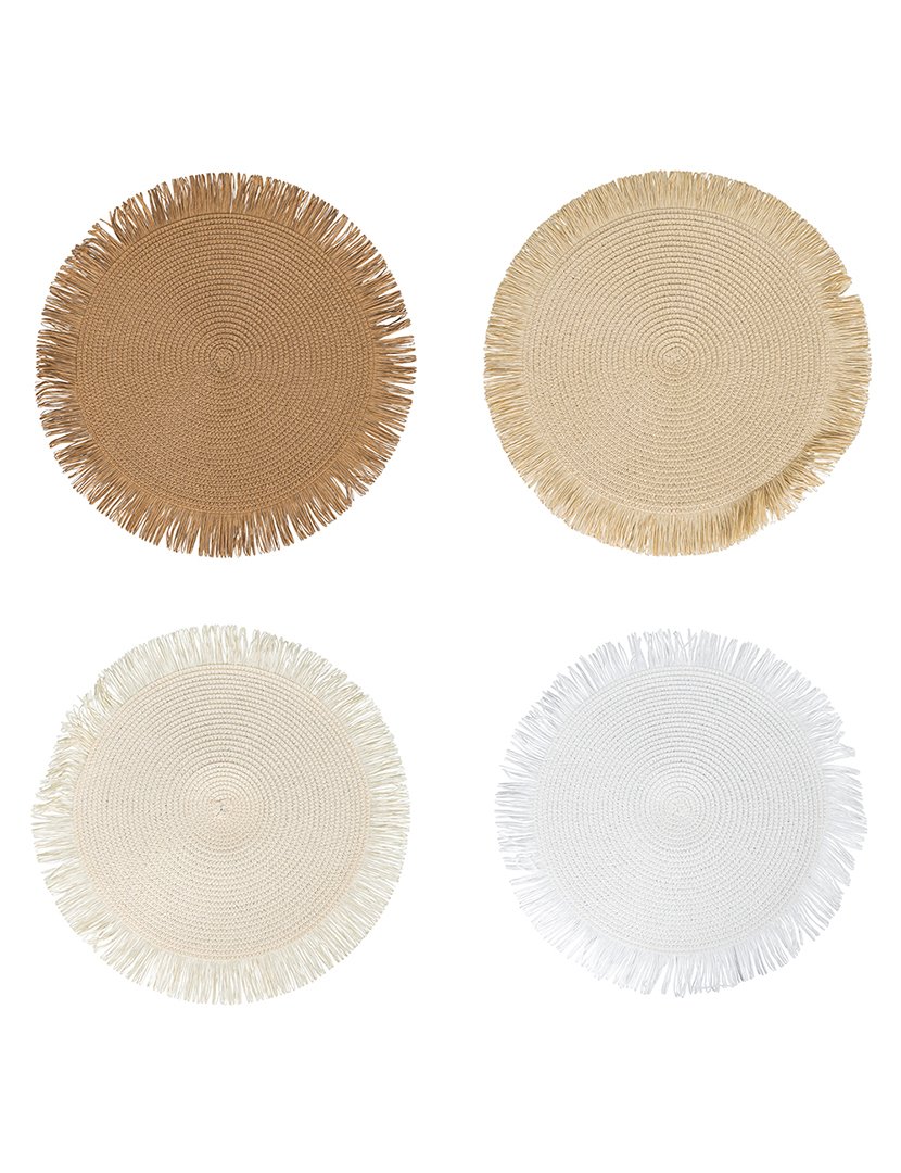 Conjunto de 4 Individuais de Mesa PAPER SHADES OF Chocolate