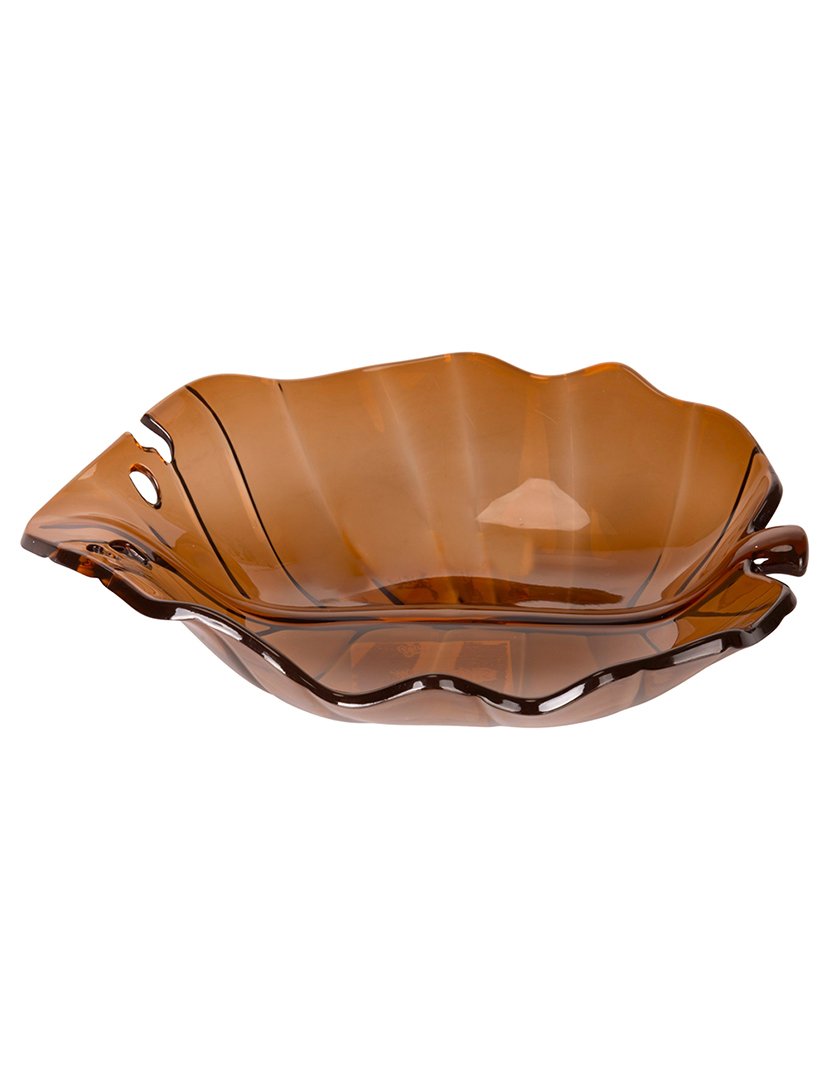 Taça THE KITCHEN em Formato Folha Âmbar 400ml