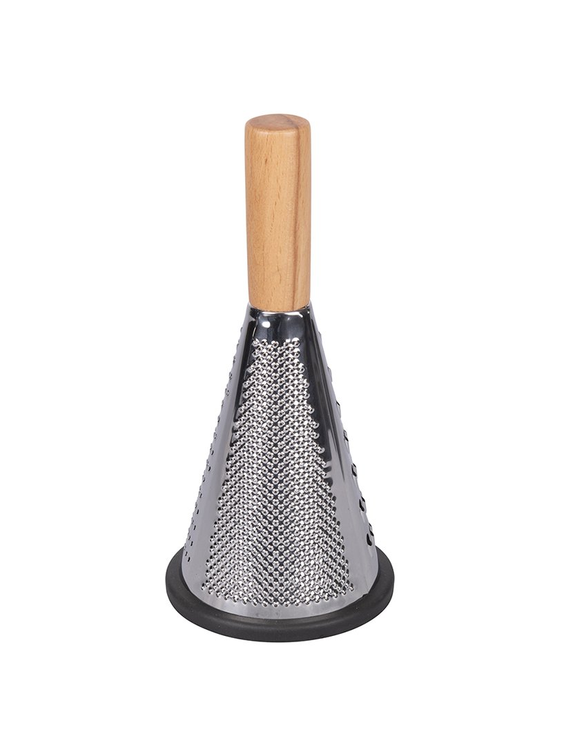 Ralador com Cabo de Madeira e 3 Lâminas