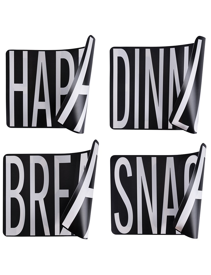 Conjunto de 6 Individuais de Mesa BIG IS MORE