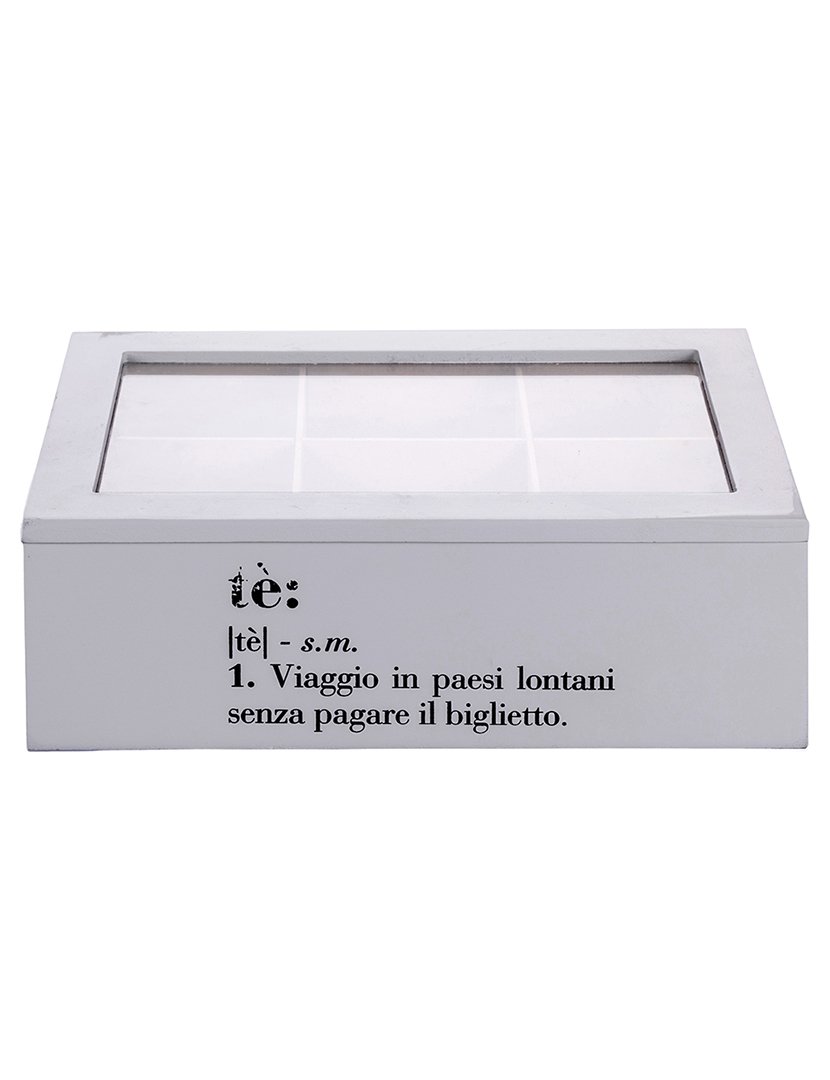 Caixa de Chá VICTIONARY Cinzento