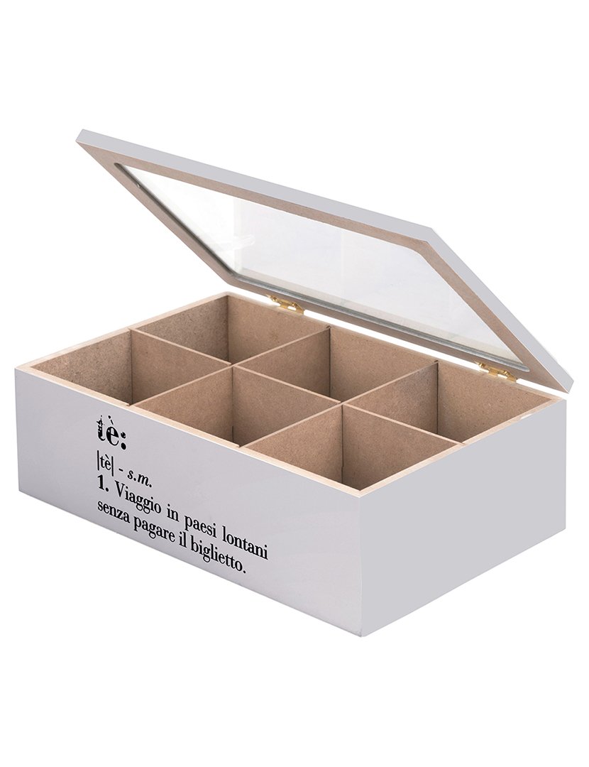 Caixa de Chá VICTIONARY Cinzento