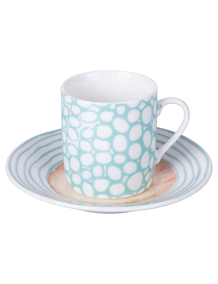 Conjunto de Café MAREA 6 Chávenas 90ml + Pires