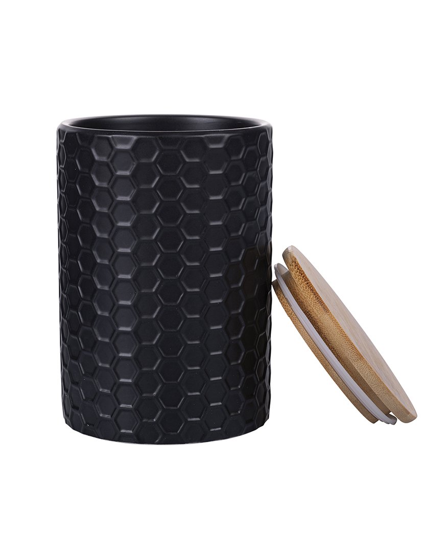 Conjunto de 3 Frascos SHADE OF SHAPE Preto 750ml