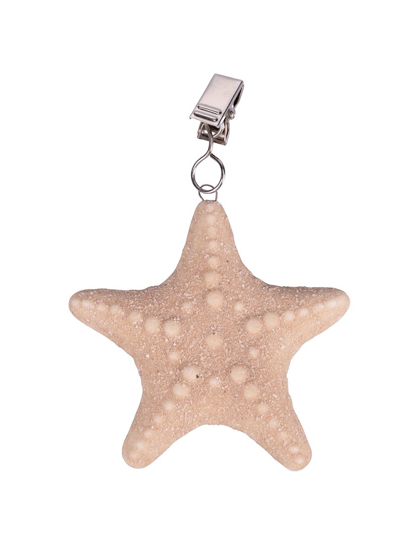 Conjunto de 4 Prendedores para Toalha Bege