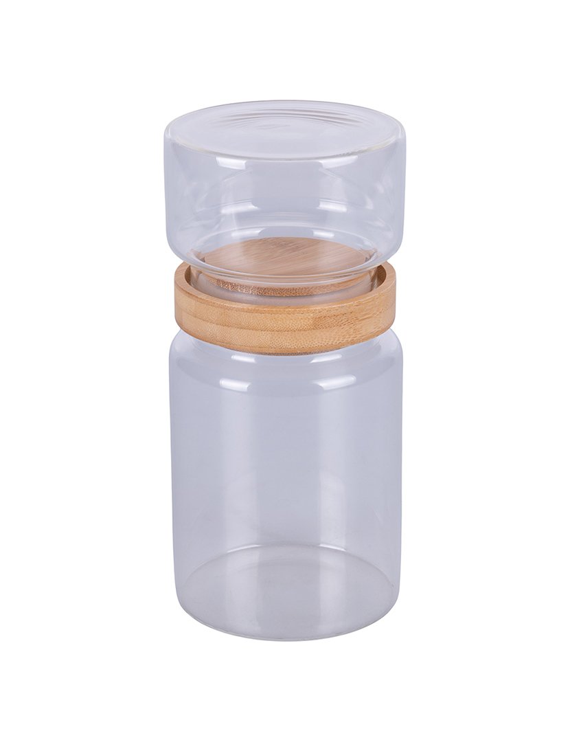 Potes de Vidro Borossilicato 2 em 1 - 21cm