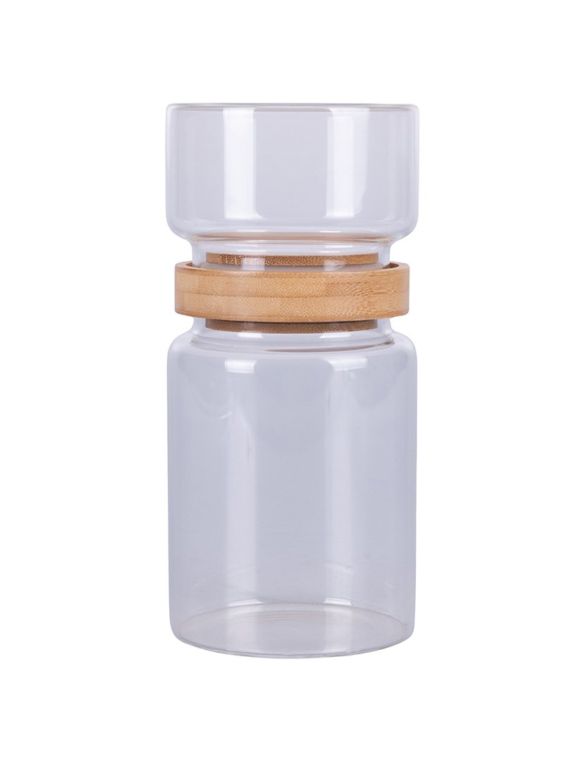 Potes de Vidro Borossilicato 2 em 1 - 21cm