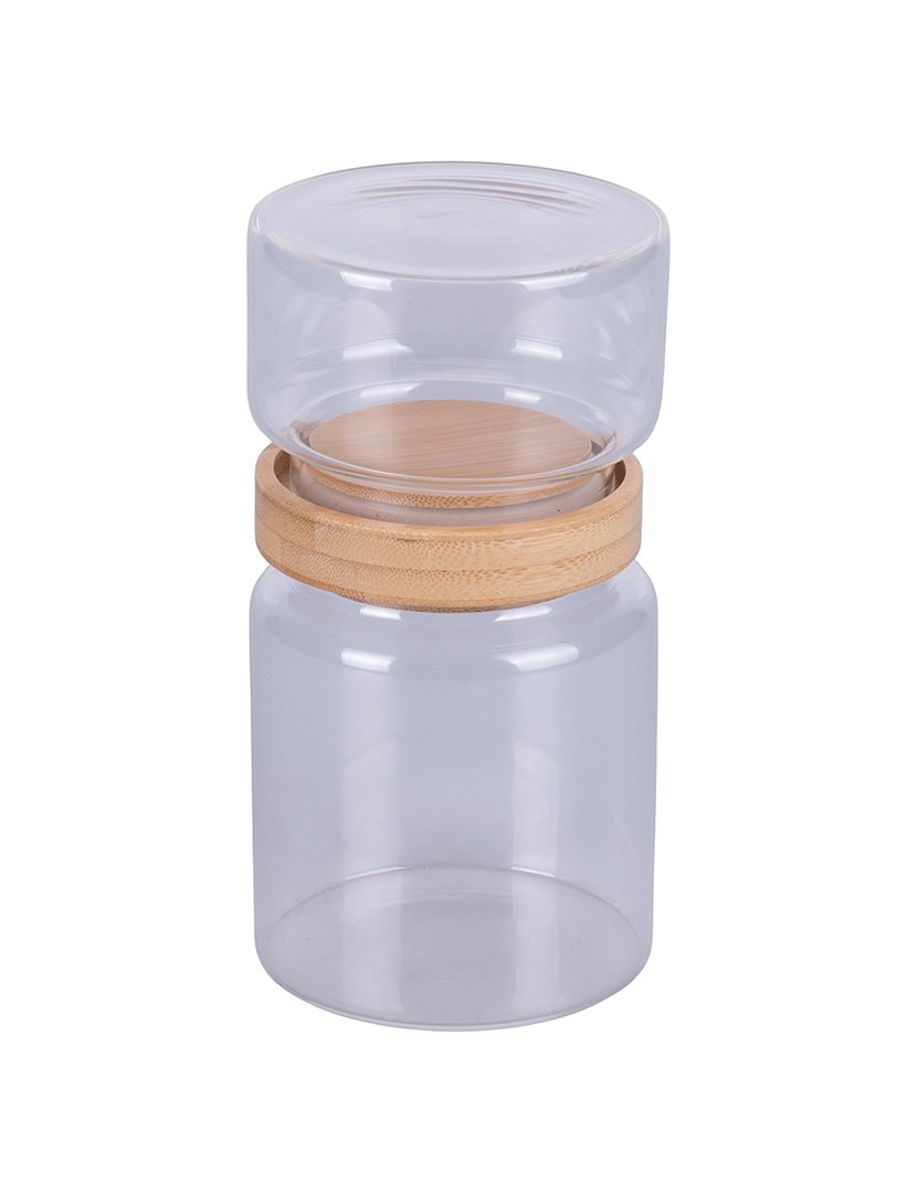 Potes de Vidro Borossilicato 2 em 1 - 19cm