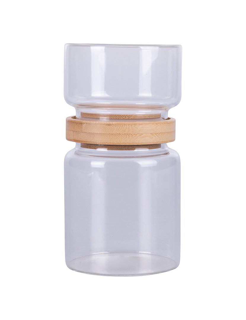 Potes de Vidro Borossilicato 2 em 1 - 19cm