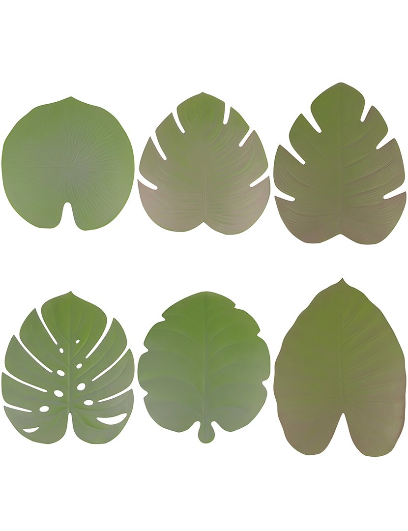 Conjunto de 6 Individuais de Mesa NEW JUNGLE Verde