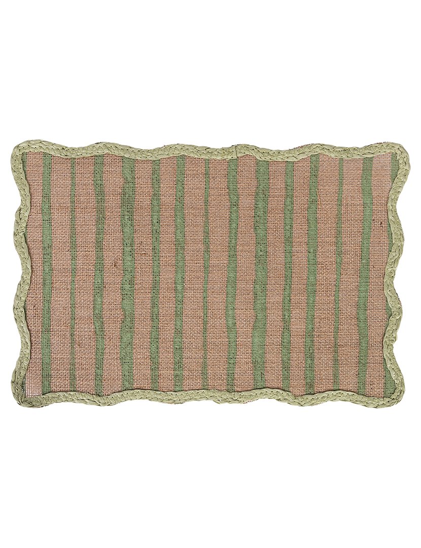 Conjunto de 6 Individuais de Mesa Retangulares Greenery