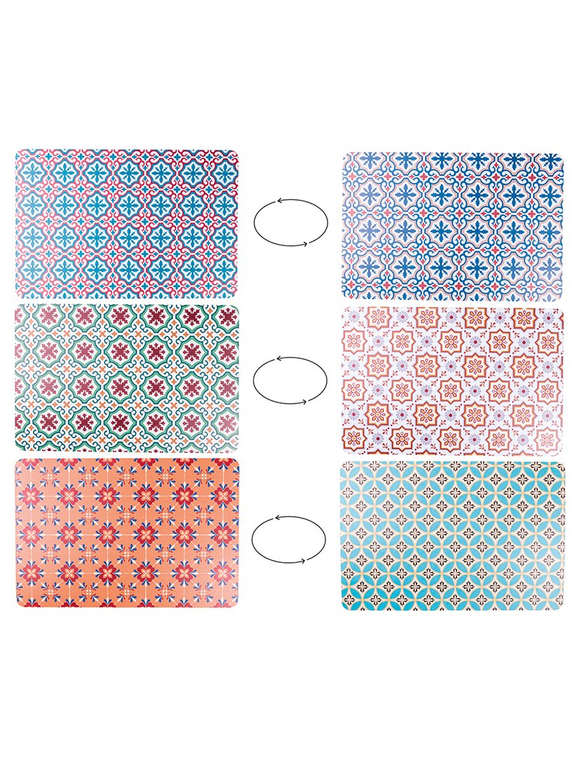 Conjunto de 6 Individuais de Mesa VALLADOLID com Dupla Face