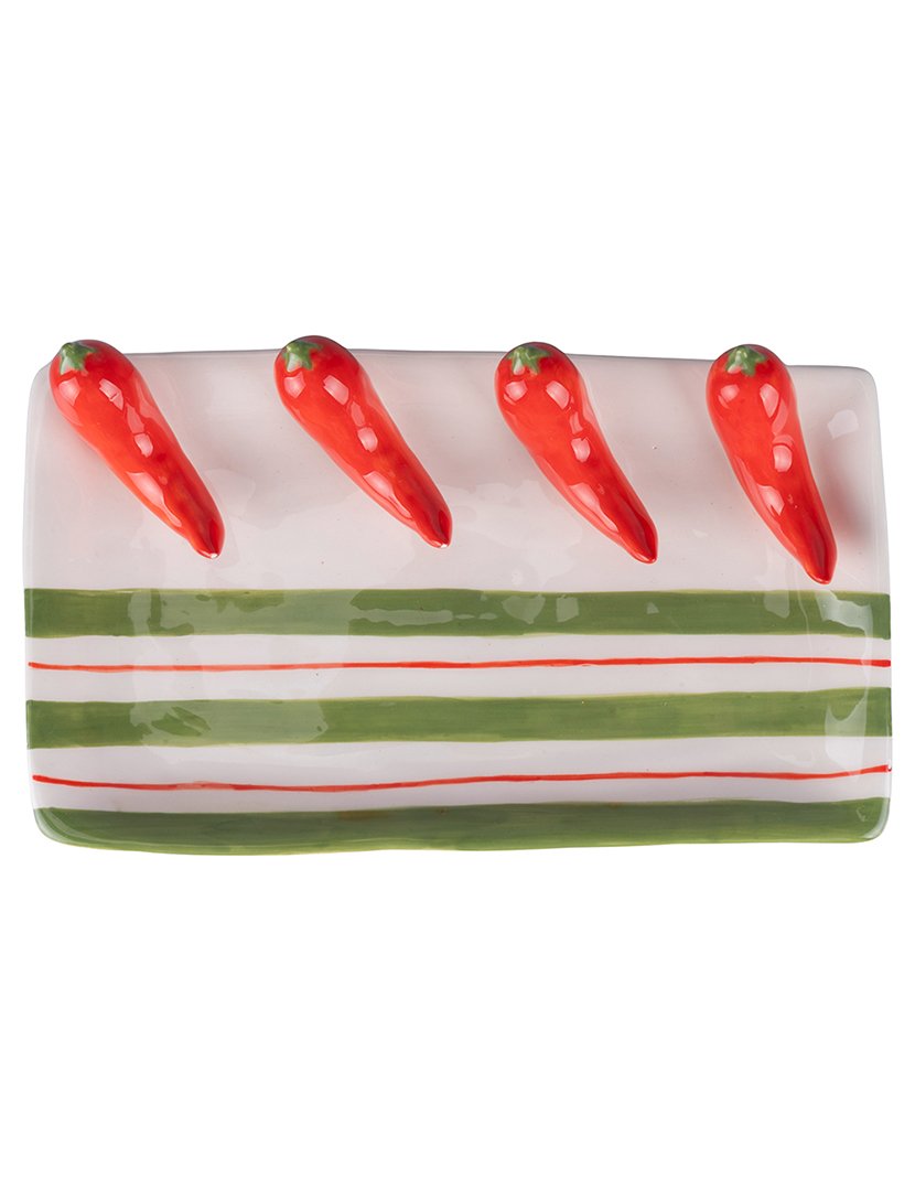 Prato Decorativo FRUIT LIFE Pimenta e Frutas 22,5cm