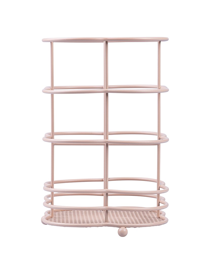 Suporte para Talheres Formato Flor Rosa 19cm