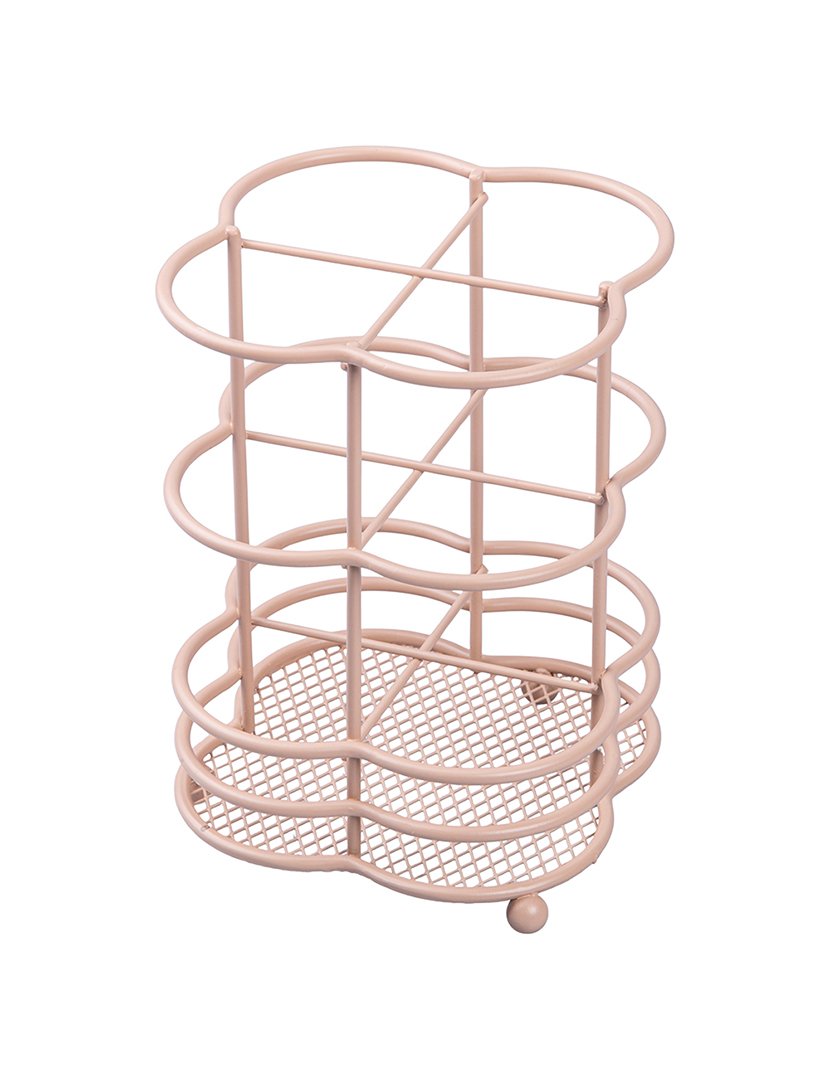 Suporte para Talheres Formato Flor Rosa 14,5cm