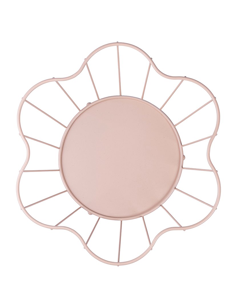 Cesto em Formato de Flor Rosa