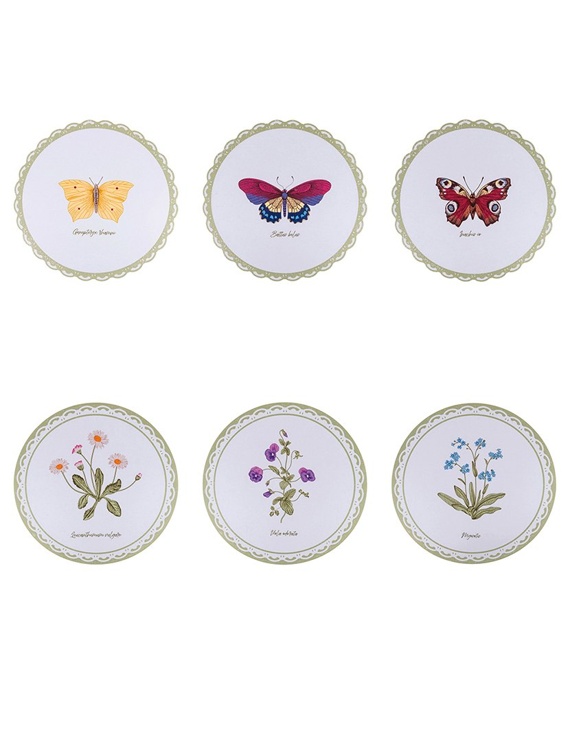 Conjunto de 6 Individuais de Mesa BOTANIST 40cm