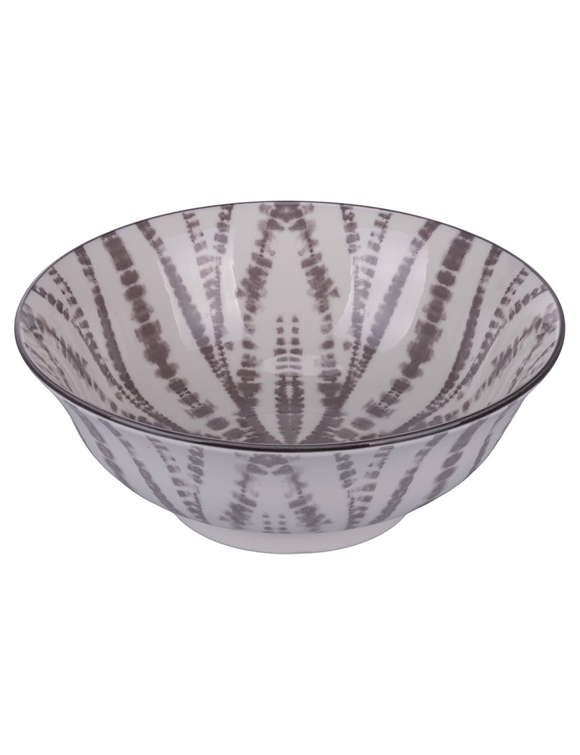 Conjunto de 6 Tigelas Cinzento 1200ml