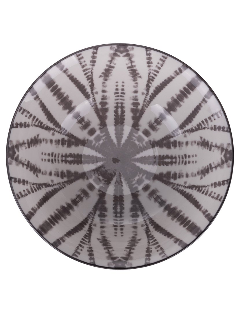 Conjunto de 6 Tigelas Cinzento 1200ml