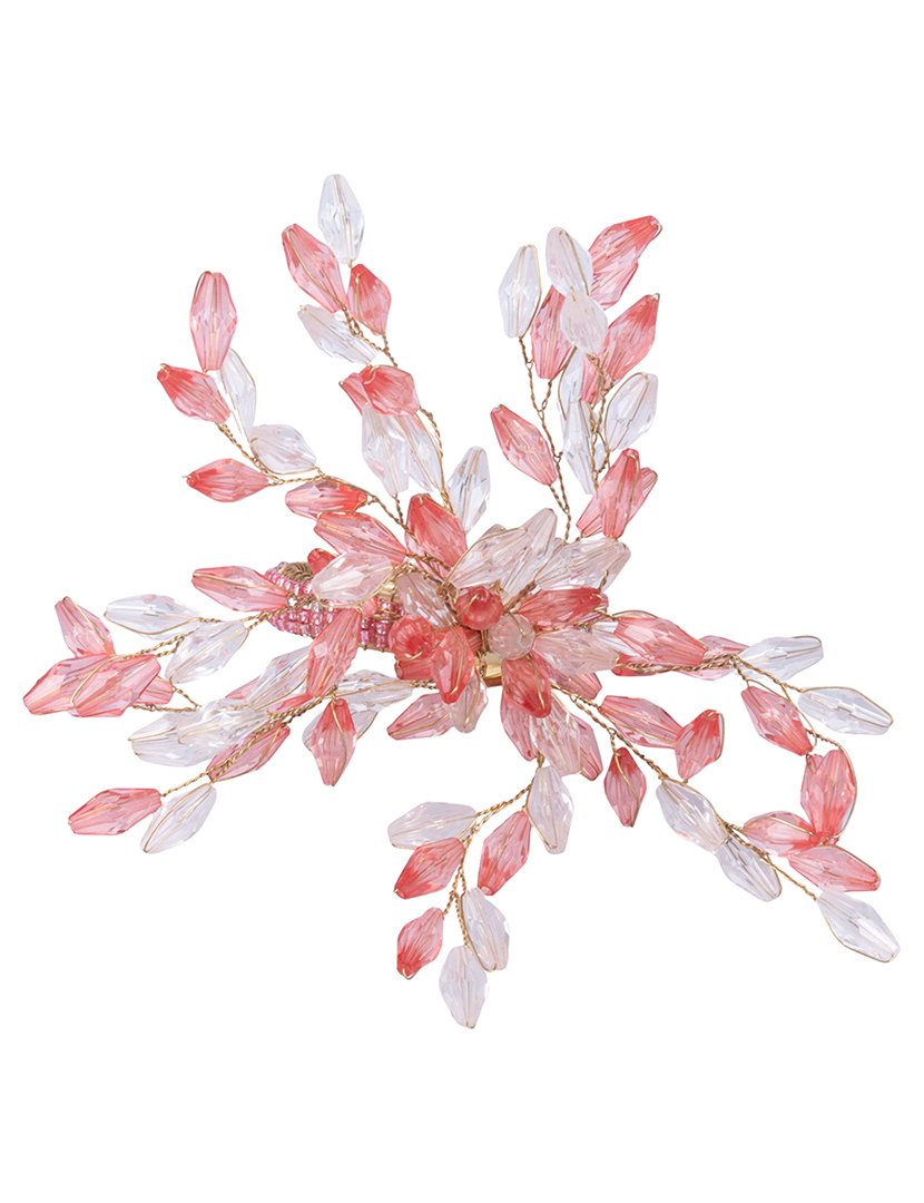 Anel para Guardanapos Flor Rosa