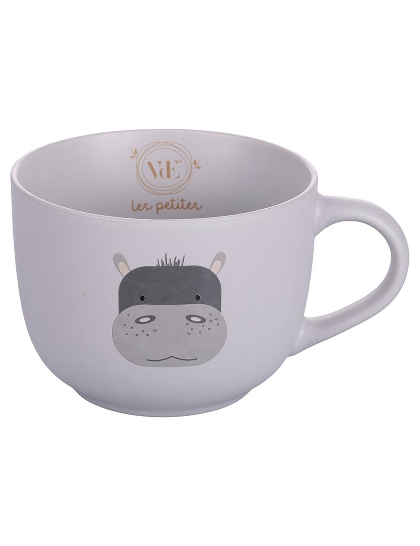 Caneca Infantil LES PETITES Hipopótamo/Leão 550ml