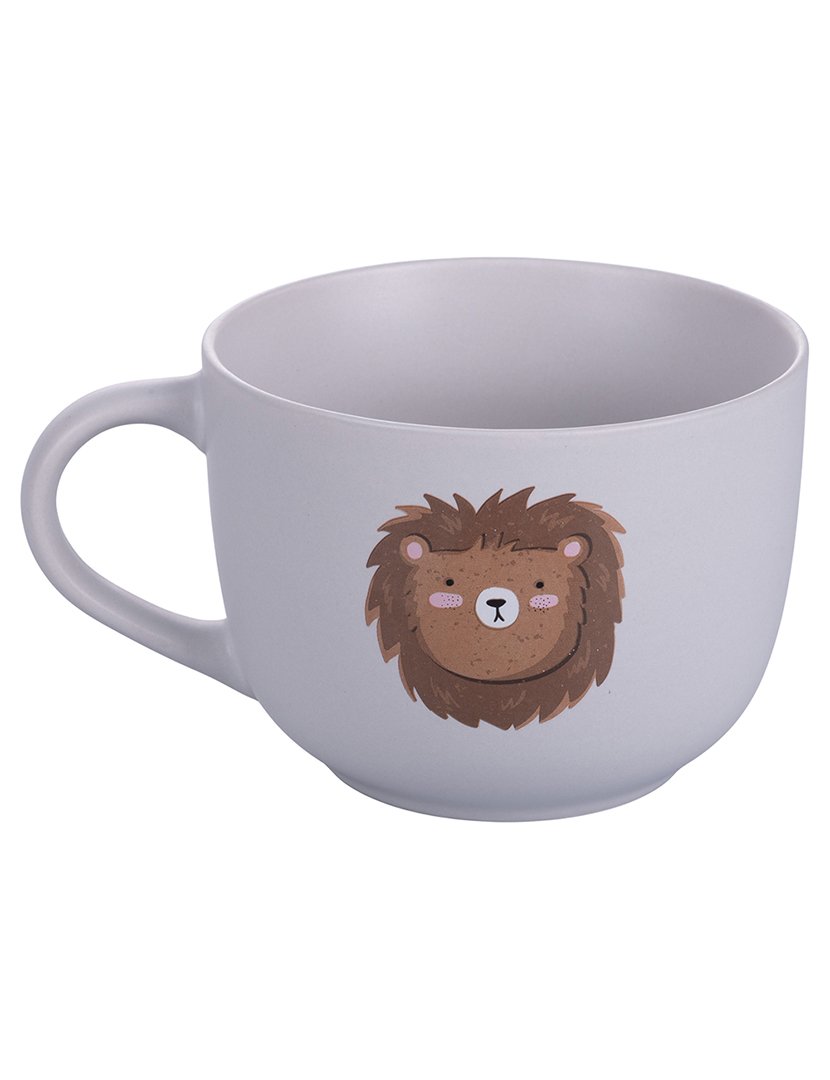 Caneca Infantil LES PETITES Hipopótamo/Leão 550ml
