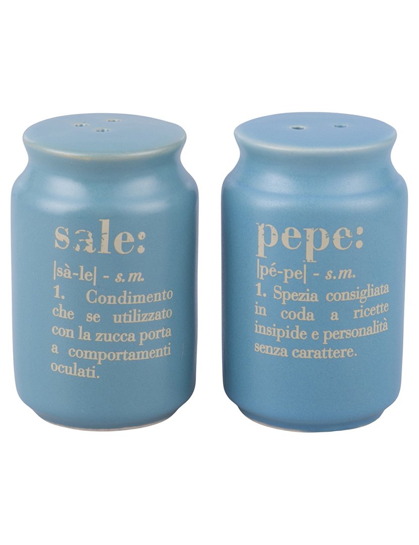 Conjunto de 4 Peças de Temperos VICTIONARY Azul