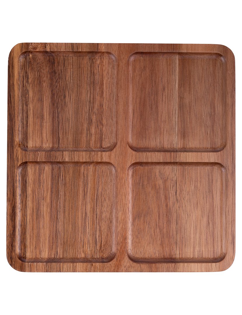 Bandeja WOODY com 4 Divisórias